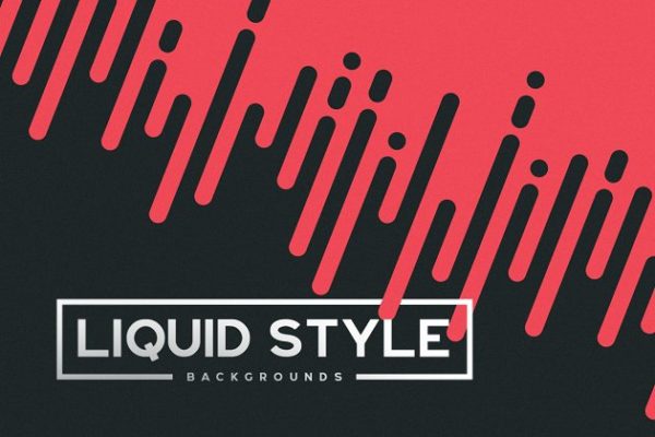 创意液体扁平风图形背景图片 Liquid/Fast Style Backgrounds