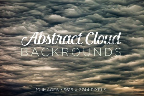 抽象云朵云层背景图片v1 Abstract Cloud Backgrounds Volume 1