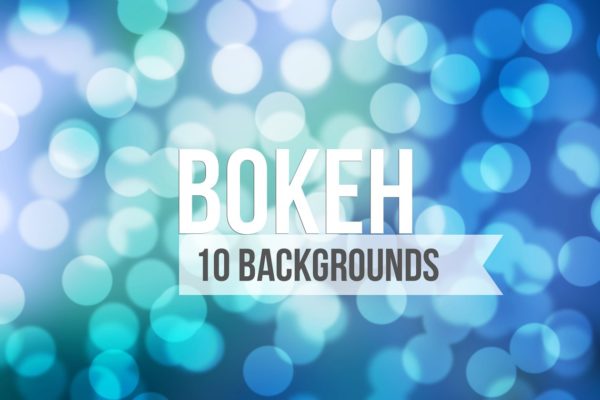 10款散景朦胧光点背景图片 10 Bokeh Backgrounds