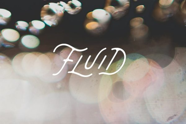 抽象亮光液体聚焦光斑纹理背景图片 Fluid