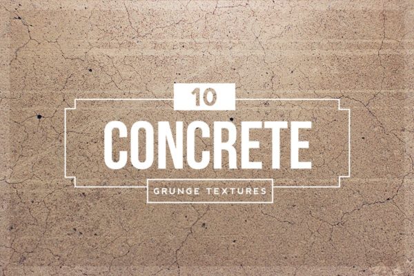 10个混凝土地板粗糙纹理 10 Concrete Grunge Textures