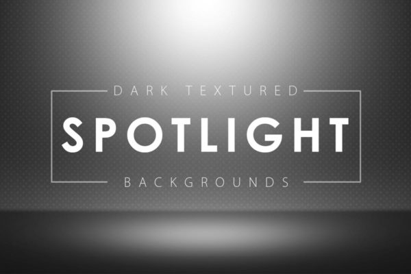 暗色纹理聚光灯背景图片素材 Dark Textured Spotlight Backgrounds