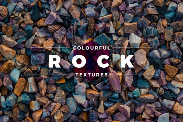 五颜六色岩石高清照片背景图片素材 Colourful Rock Textures