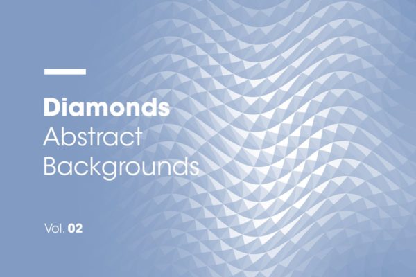 钻石图形抽象背景图片素材v2 Diamonds | Abstract Backgrounds | Vol. 02