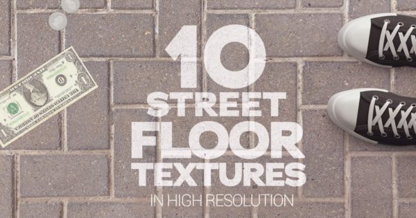10款高清地板砖背景图片素材 Street Floor Textures x10