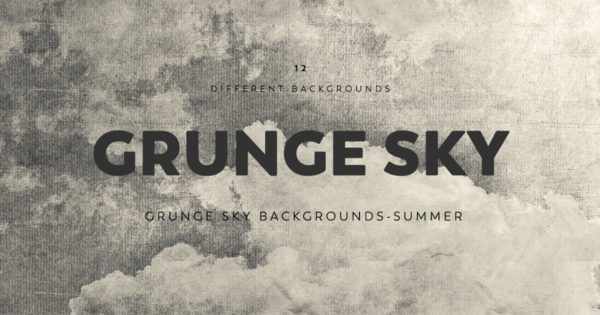 12款高清复古怀旧风天空背景图片素材 Grunge SKY Backgrounds