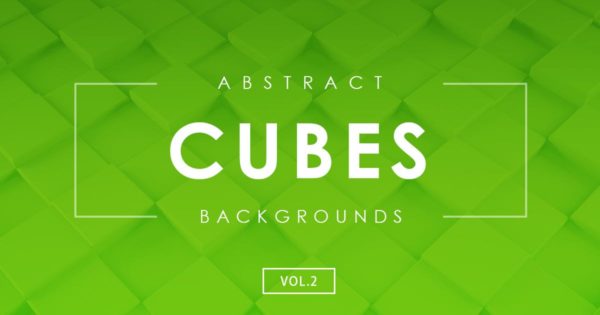 高清立方体抽象背景图片素材v2 Cubes Abstract Backgrounds Vol.2