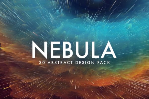 30个科幻抽象星云图像背景图片素材 Nebula – 30 Abstract Design Pack