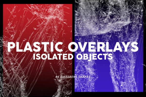 66款超高清透明塑料叠层纹理素材 Plastic Textures & Overlays