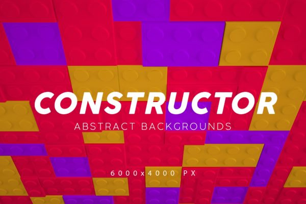 12款建筑砖墙高清背景图片片精选素材 Constructor Bricks Backgrounds