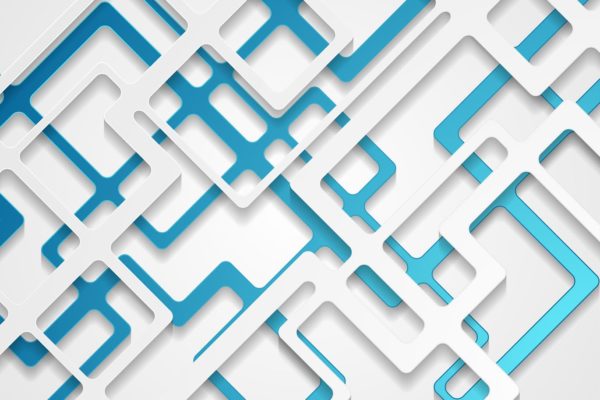 抽象灰蓝色剪纸条纹背景图片素材 Abstract grey blue paper cut stripes background