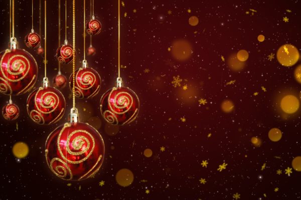 圣诞节装饰高清背景图片设计素材 Christmas Baubles Decorations