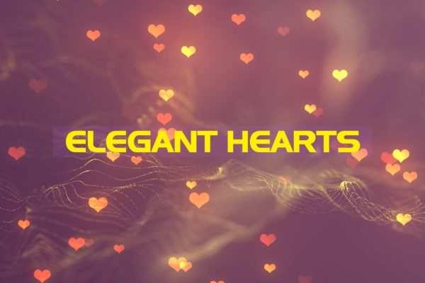 优雅心形高清背景图片片精选素材 Elegant Hearts