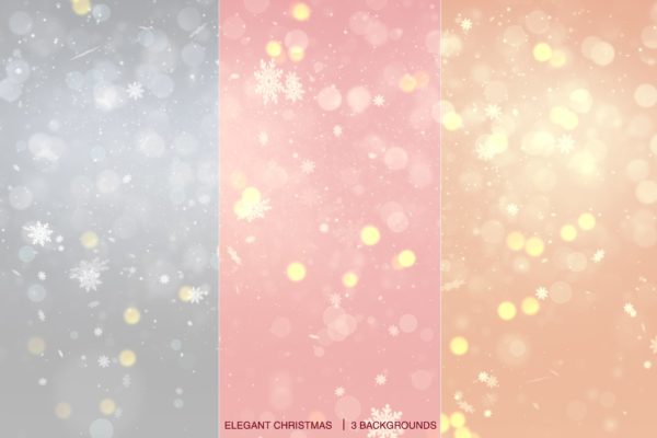 4K分辨率圣诞节主题元素背景图片片精选素材 Elegant Christmas