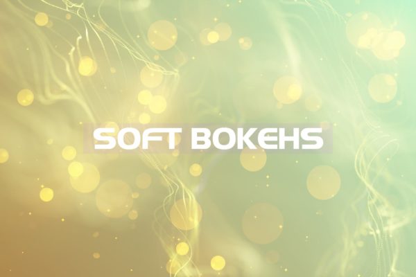 柔和光散景高清背景图片片精选素材 Soft Bokeh