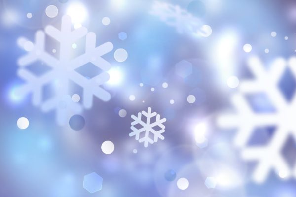 闪亮梦幻雪花高清背景图片素材 Shining winter background