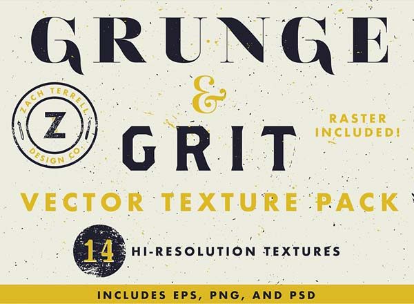 粗糙的背景纹理肌理素材 Grunge and Grit Textures [EPS]