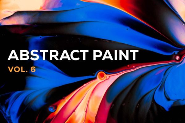 抽象创意系列：8个抽象油画图案纹理 Abstract Paint, Vol. 6