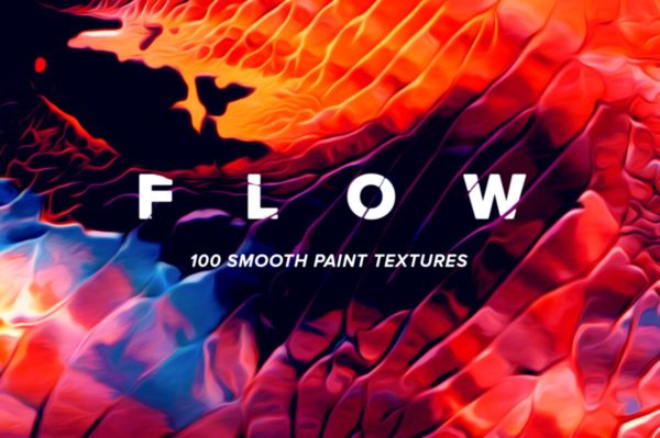 抽象创意系列：100个高分辨率抽象流体绘画 Flow, Vol. 1