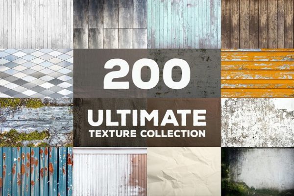 极力推荐：200款超清各种类型纹理汇总 Ultimate Textures Package