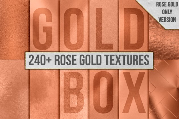 240 +玫瑰金箔纹理汇总 240+ Rose Gold Foil Texture Pack [1.97GB]