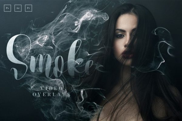 视频烟雾叠层素材（可获取过万的烟雾纹理） Video Smoke  – Textures for PS & PR