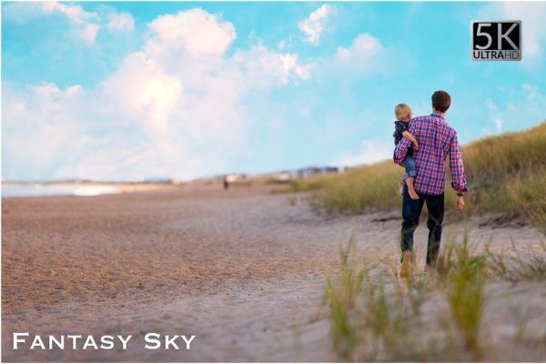 5K高清分辨率蓝天白云叠层背景素材精选 5K Fantasy Sky Overlays