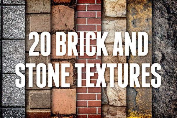 砖石图案纹理素材精选包1 Brick and Stone Textures Pack 1