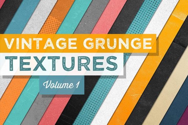 复古做旧怀旧风格纹理汇总v1 Vintage Grunge Textures Vol.1
