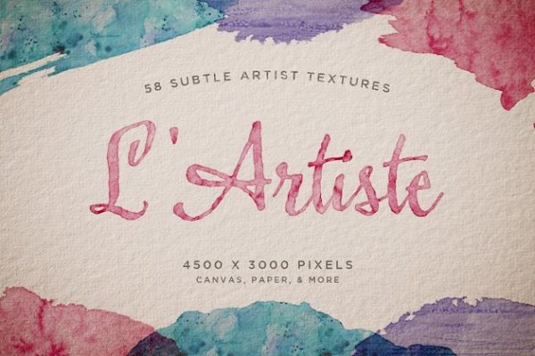 压纹粗纹理纸张材质肌理纹理汇总1 L’Artiste Subtle Artist Textures 1