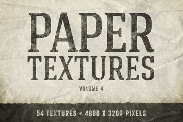 皱褶纸张纹理汇总v4 Paper Textures Pack Volume 4