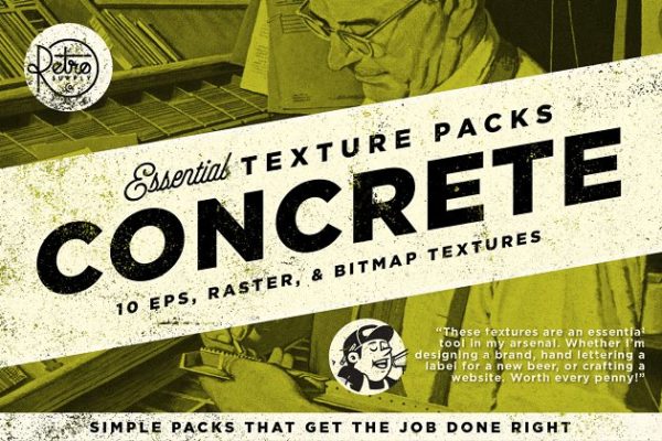 混凝土基本纹理素材精选包 The Concrete Essential Texture Pack