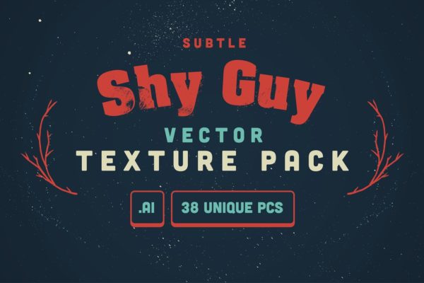 复古粗糙时髦纹理汇总 Shy Guy Texture Pack