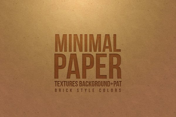 极简主义牛皮纸背景纹理 Minimal Paper Backgrounds – Patterns – Brick Style