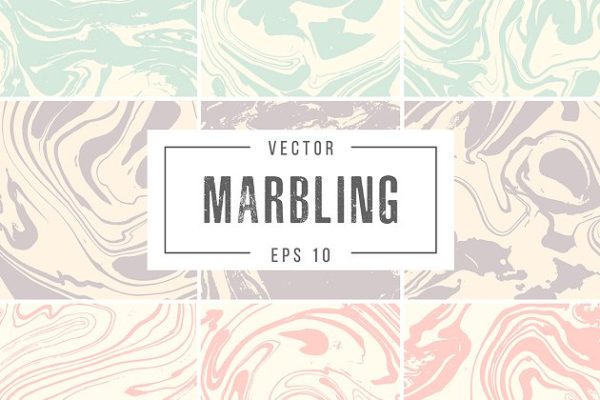 抽象大理石纹理背景素材精选 Abstract marble backgrounds