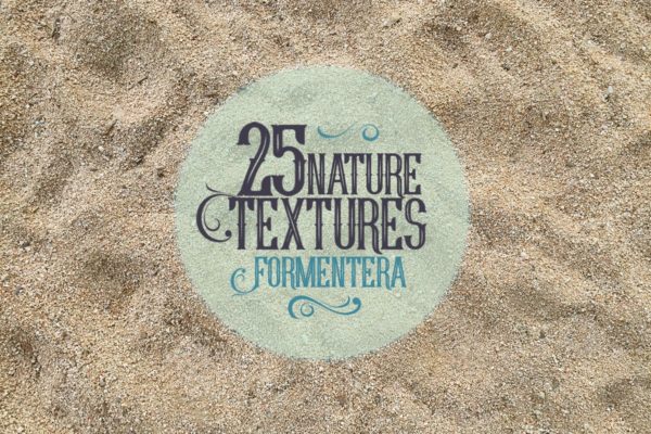 25种福门特拉岛自然纹理素材精选 25 Nature Textures in Formentera