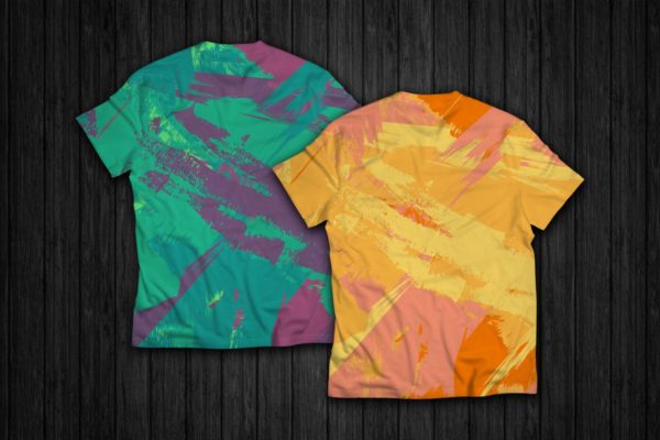 Grunge复古彩色颜料泼墨无缝纹理 Grunge Retro Seamless Textures