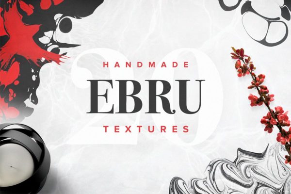 手工制作大理石花纹背景素材精选 Ebru Textures Collection