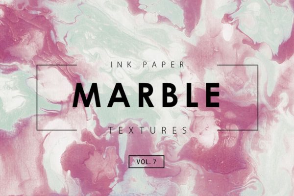 艺术漆大理石纹理素材精选 Marble Ink Textures 7