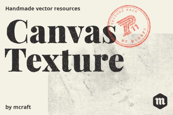 15个矢量折叠纸/画布纹理背景素材精选 Canvas Texture Pack Background