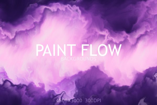 油漆手绘流动风格抽象纹理背景素材精选 Paint Flow Background