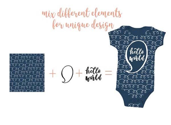 国外流行手绘儿童无缝图案