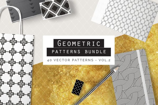 40款几何图案纹理素材精选 Geometric Pattern Collection – 2