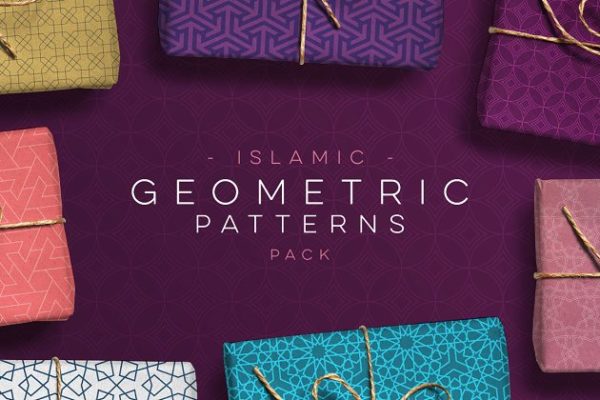 伊斯兰教艺术风格几何图案纹理素材精选汇总 Geometric Patterns Islamic Ed.