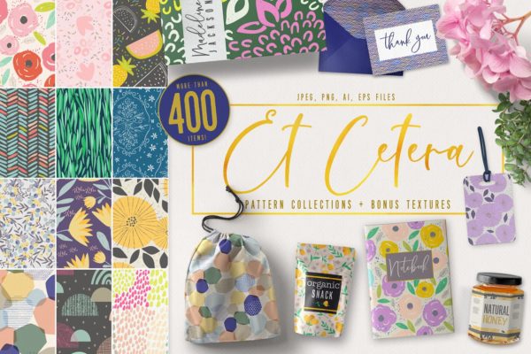 量贩式华丽无缝图案纹理素材精选汇总[3.57GB] Et Cetera Pattern Collections