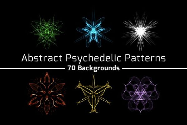 迷幻抽象背景汇总 Abstract Psychedelic Patterns