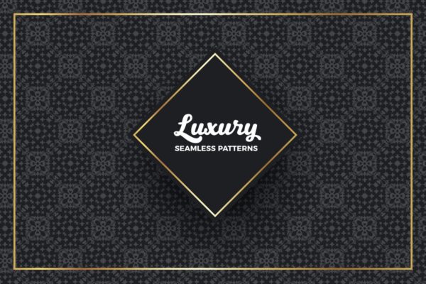 14款优雅包装设计印花无缝图案 14 Elegant Seamless Patterns