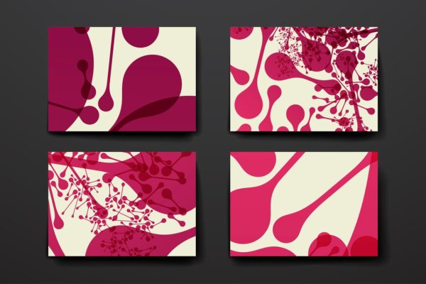 抽象几何图案背景纹理素材 Abstract Templates and Backgrounds