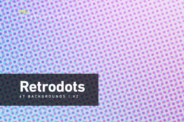抽象半色调圆点背景V2 Retrodots Abstract Backgrounds V2