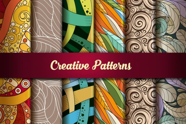 创意设计花卉图案纹理素材精选背景 Floral Patterns Texture Backgrounds